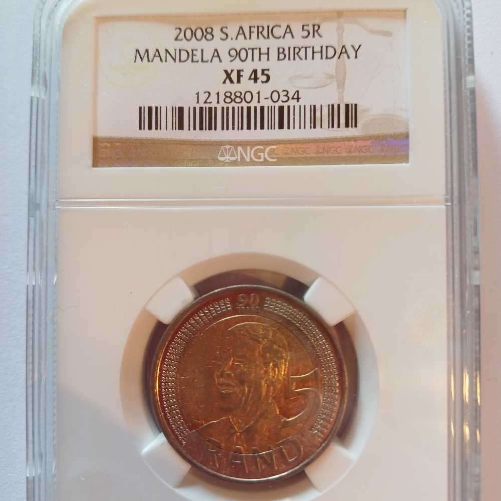 2008 South African 5R Mandela 90th Birthday
