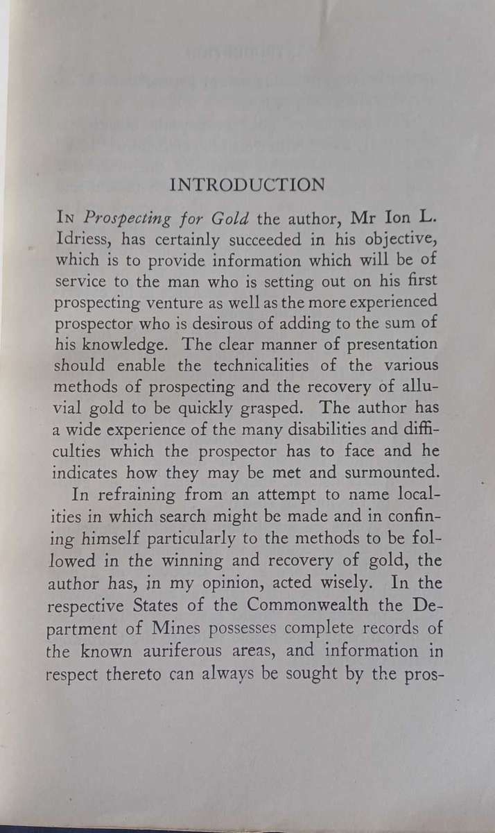 Prospecting for gold 1946
