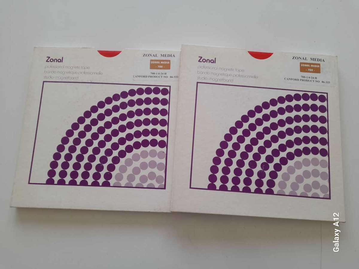 Zonal Media 700 1/4 inch Professinal Analog Recording Tape NOS