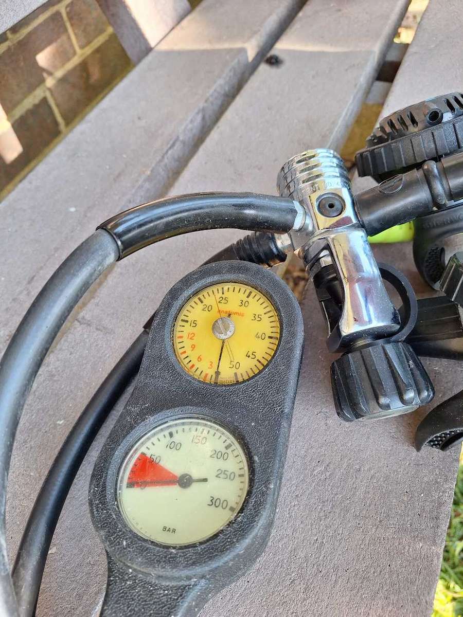 Scuba Regulator ,Sherwood Magnum regulator set , scuba diving ,