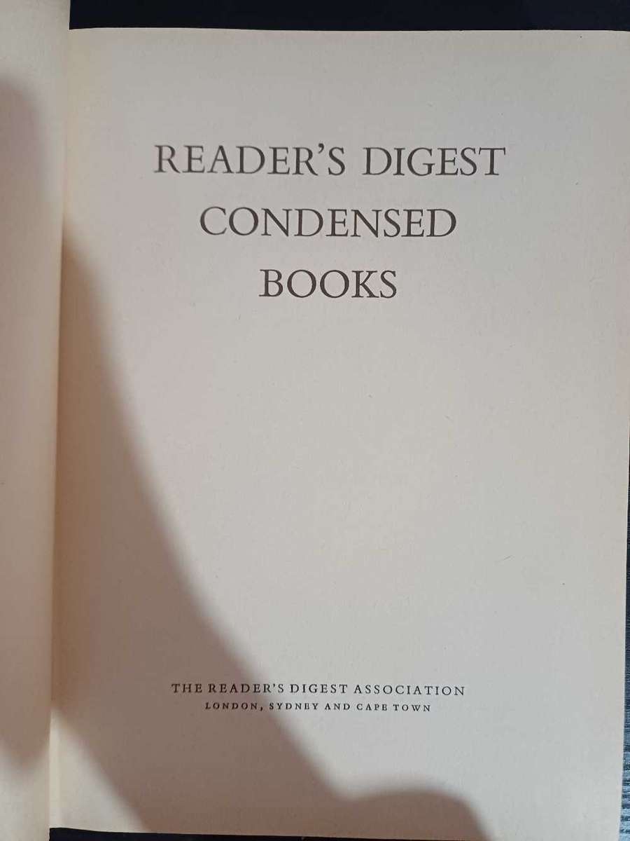 Readers Digest condensed books