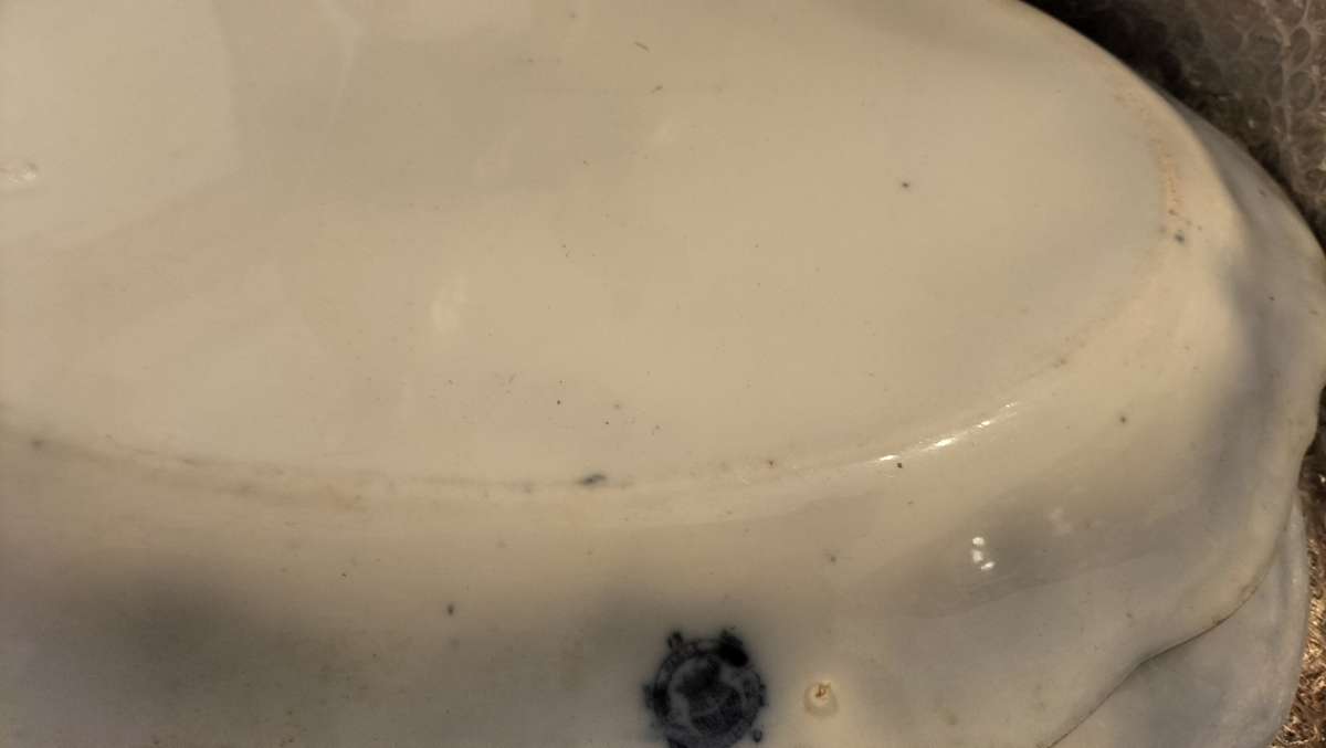 Keele Flow Blue Medium Size Platter by Grindley