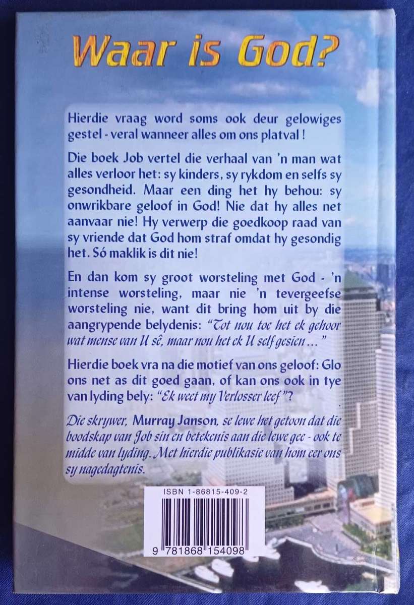 Waar is God deur Murray Janson