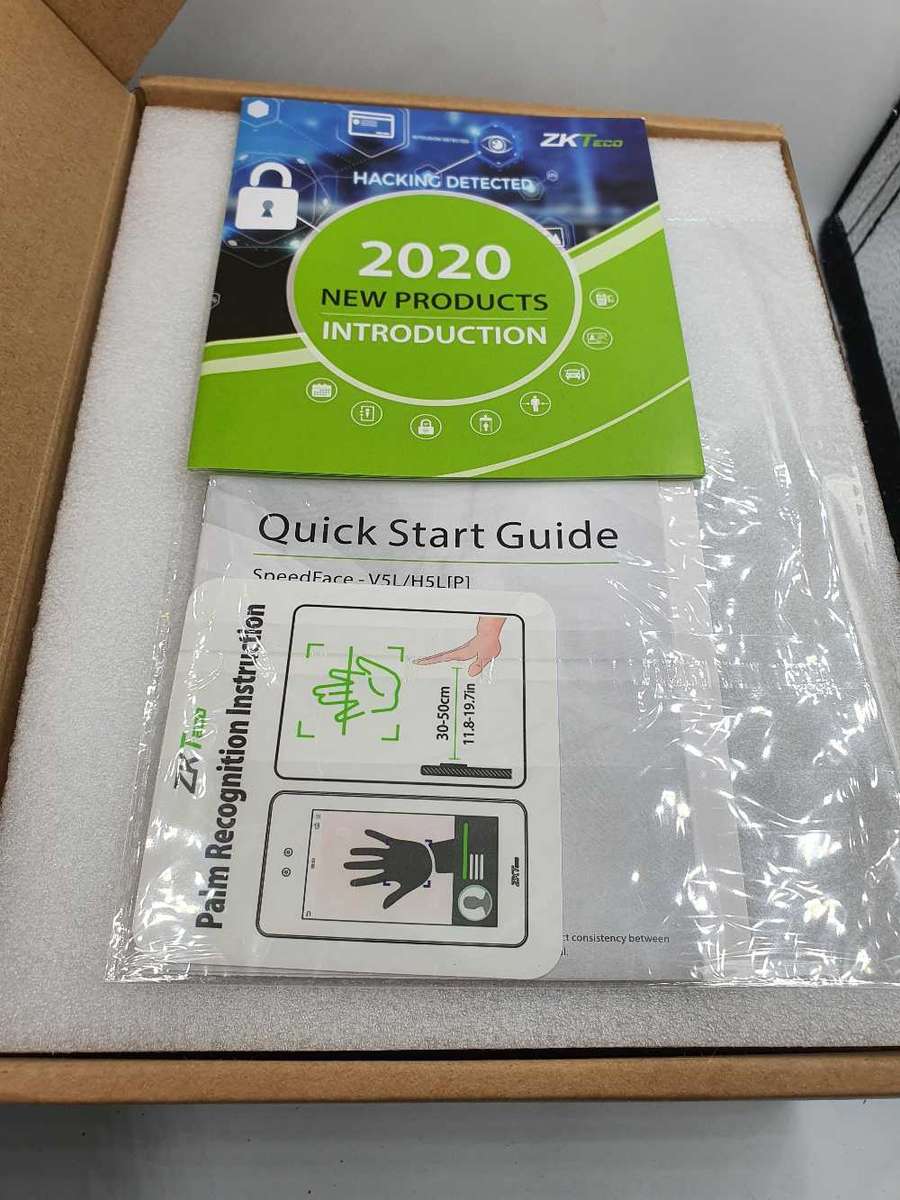 ZKTeco SpeedFace-V5L-P Face, Palm and Fingerprint Recognition Device