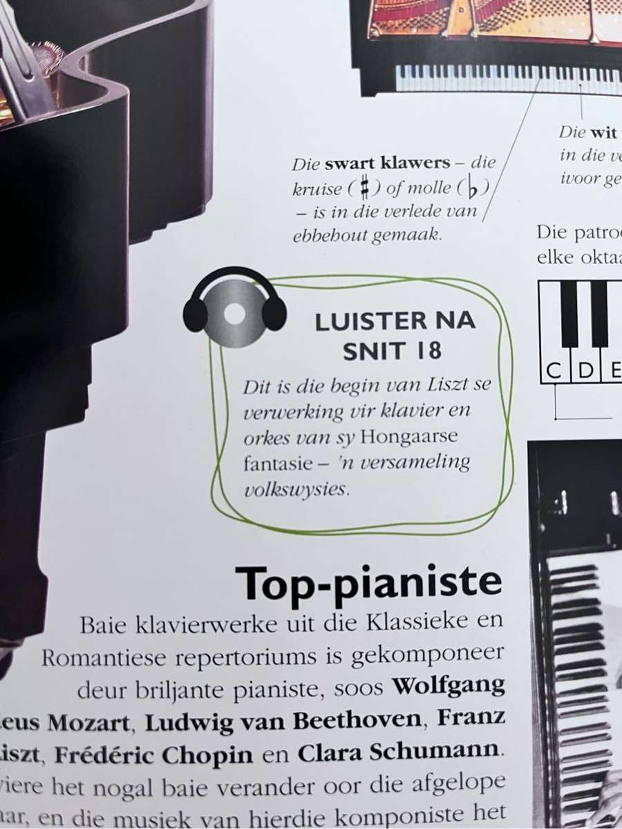 My groot boek oor musiek - includes CD with example tracks