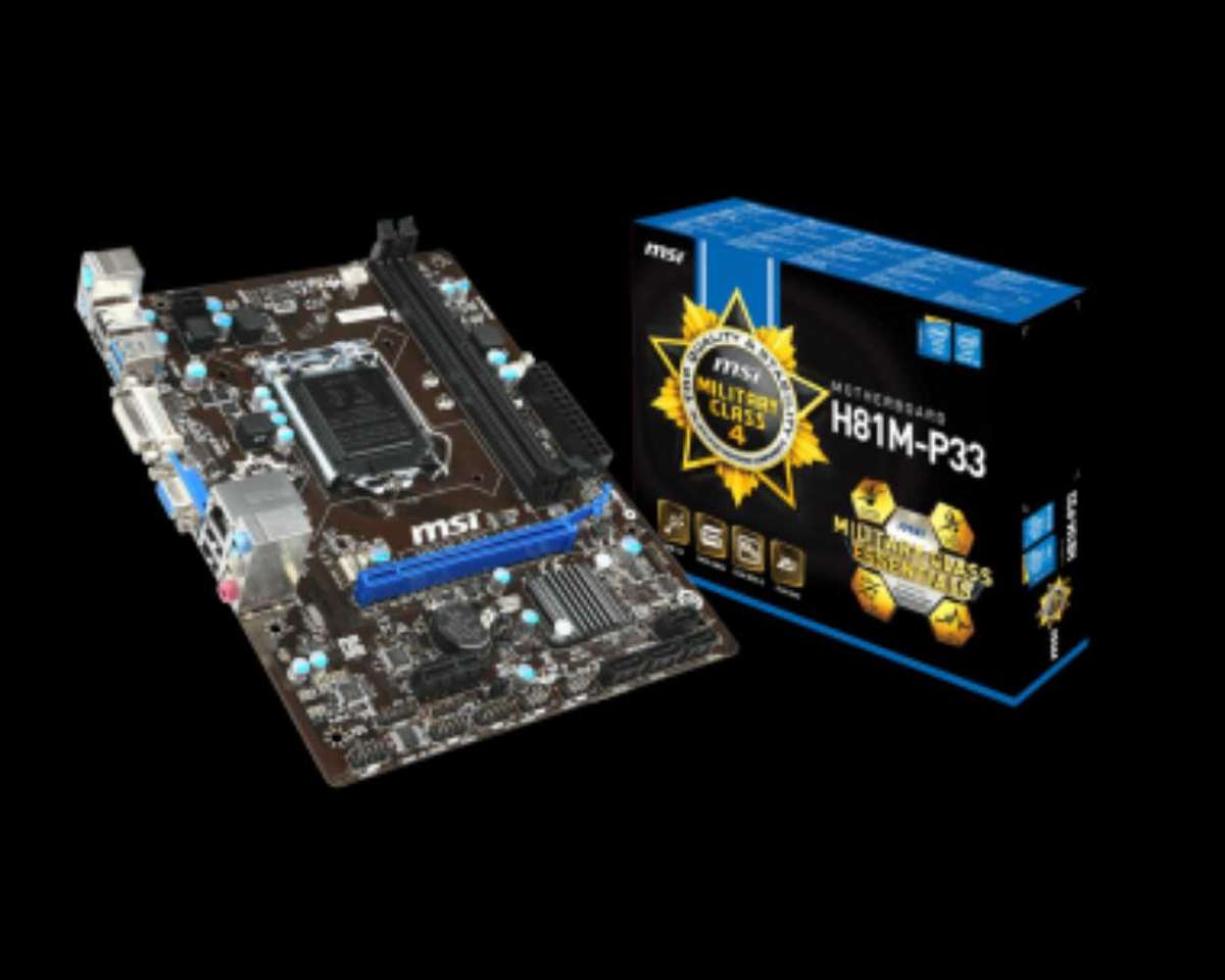MSI motherboard with Intel i5 4460 and 12gb Ram