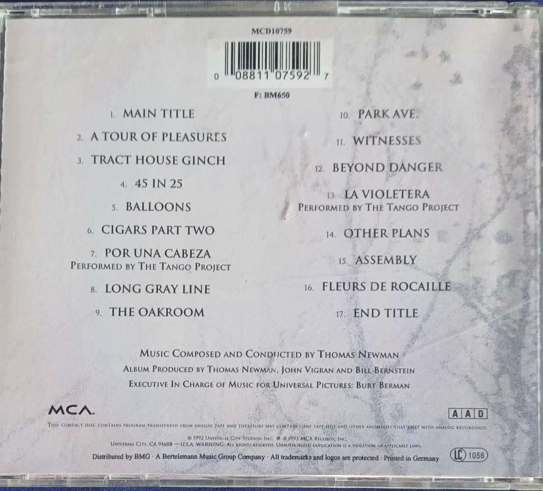 Scent of a woman cd