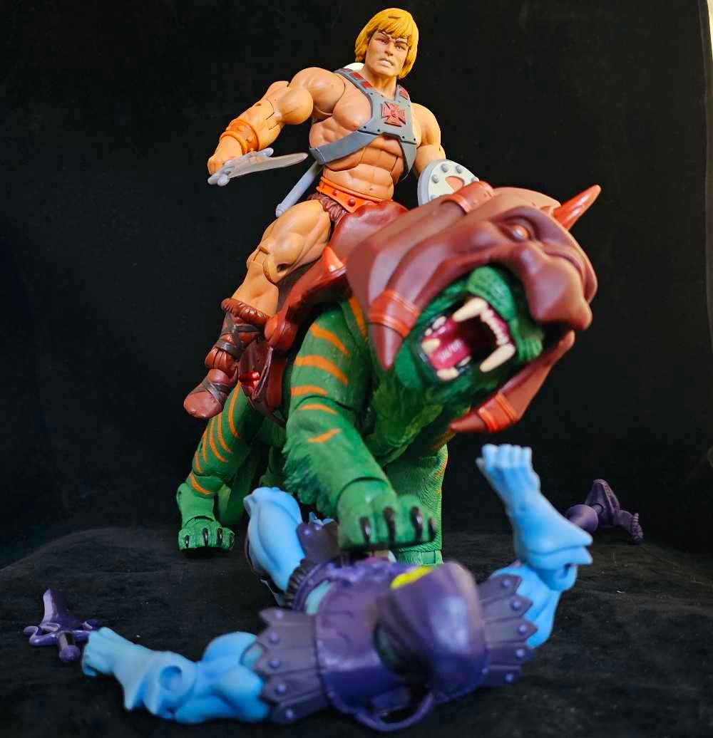 MATTEL Masters of the Universe Classics He-Man and Battle Cat (MOTUC)