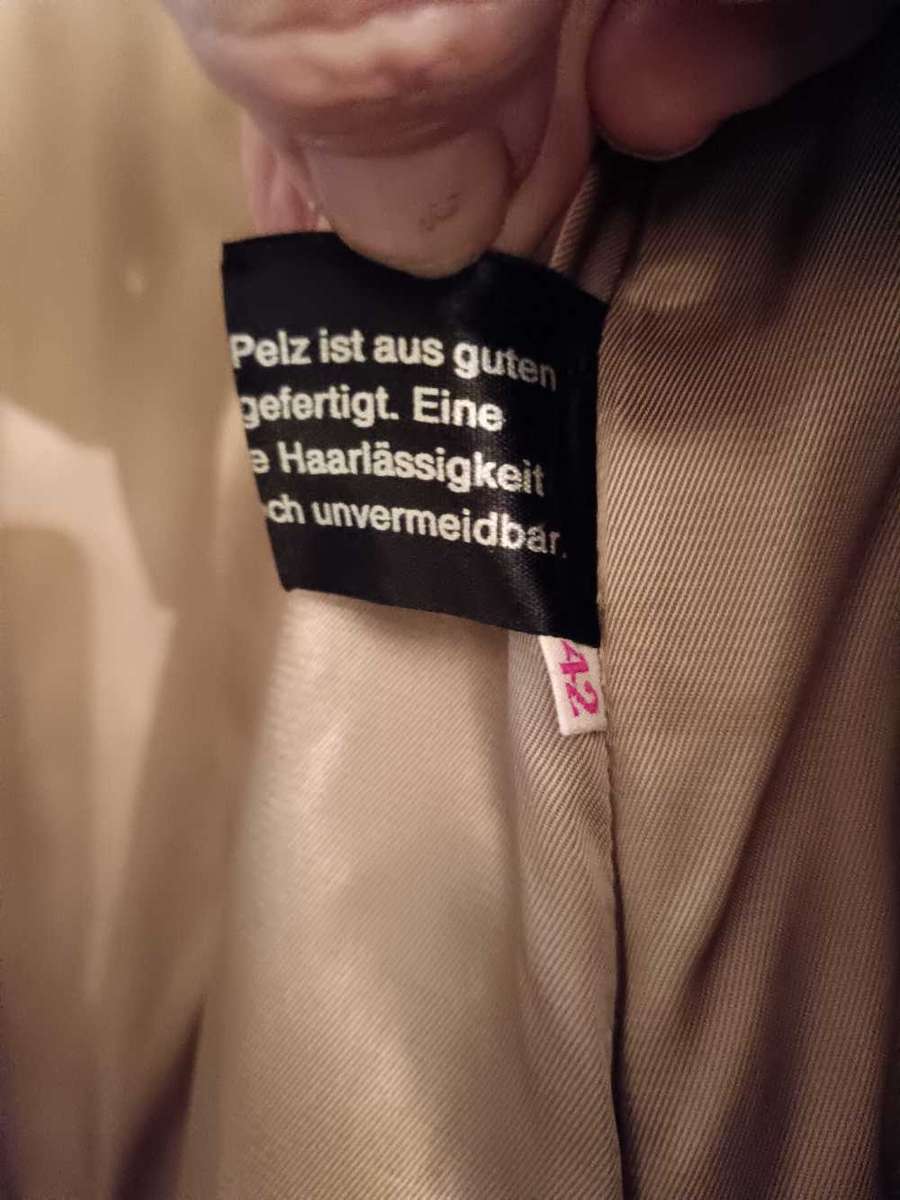 Vintage Mink 2 Tone Fur Jacket Made in Germany - Relisted Due to Non payment