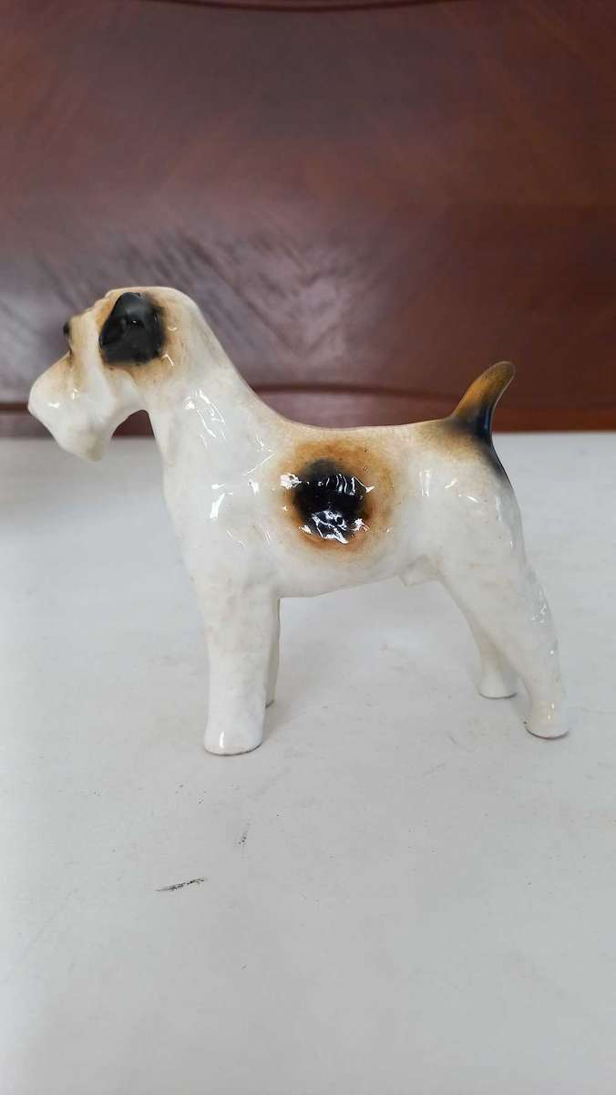 Arthur Bowker collectable  Terrier dog ornament  - made in England