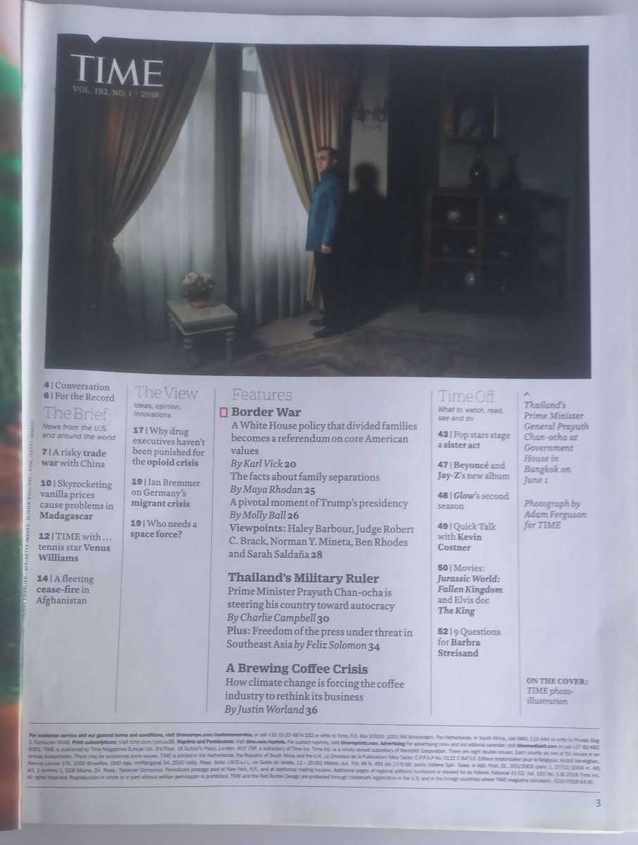 Time magazine July 2, 2018