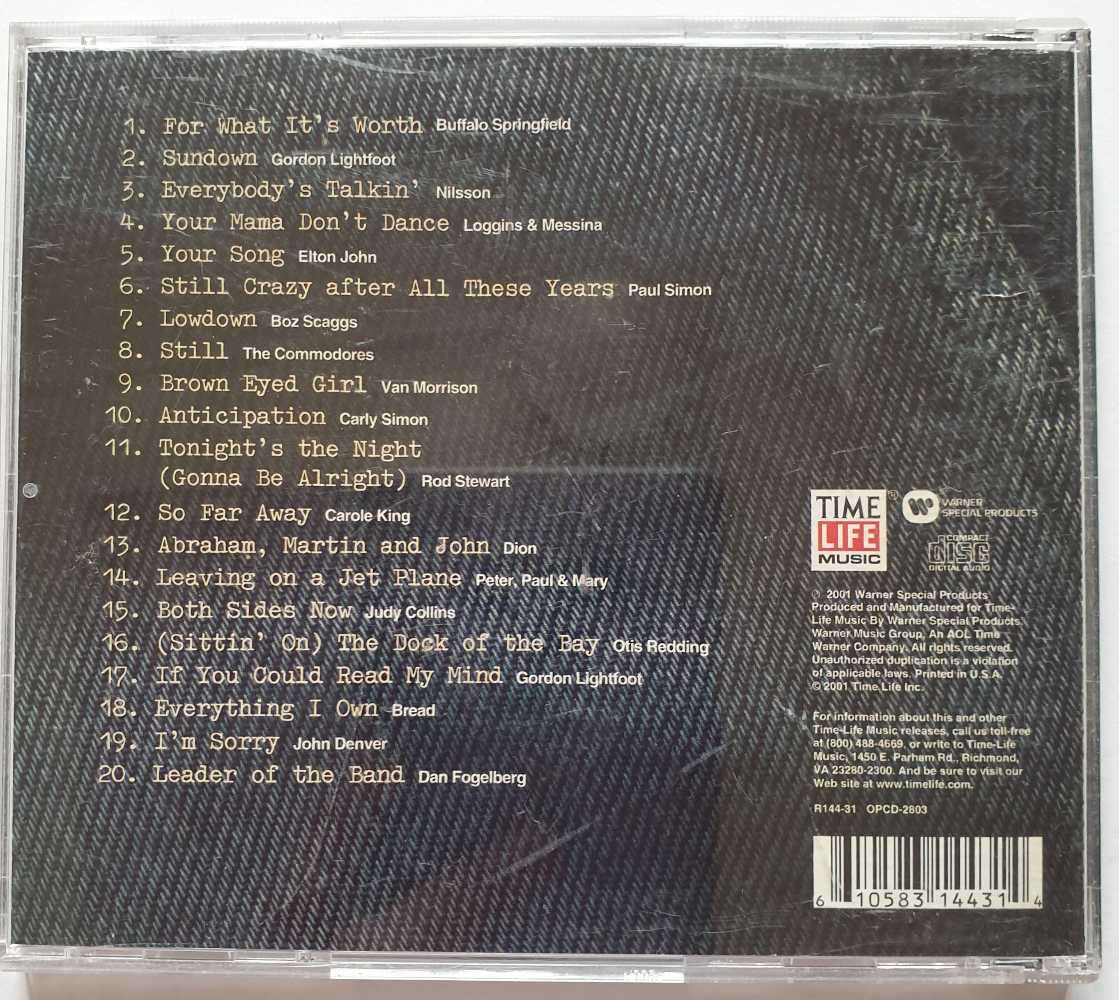 CD - SINGERS AND SONGWRITERS - CLASSICS - USA - 2001 - COMPILATION - R144-31 - OPCD-2803 - VG+