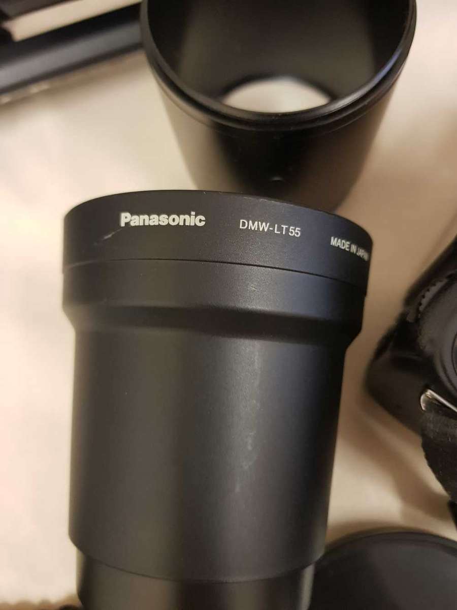 Panasonic Lumix FZ 45. x24 zoom camera with additional 2.2 x zoom lens