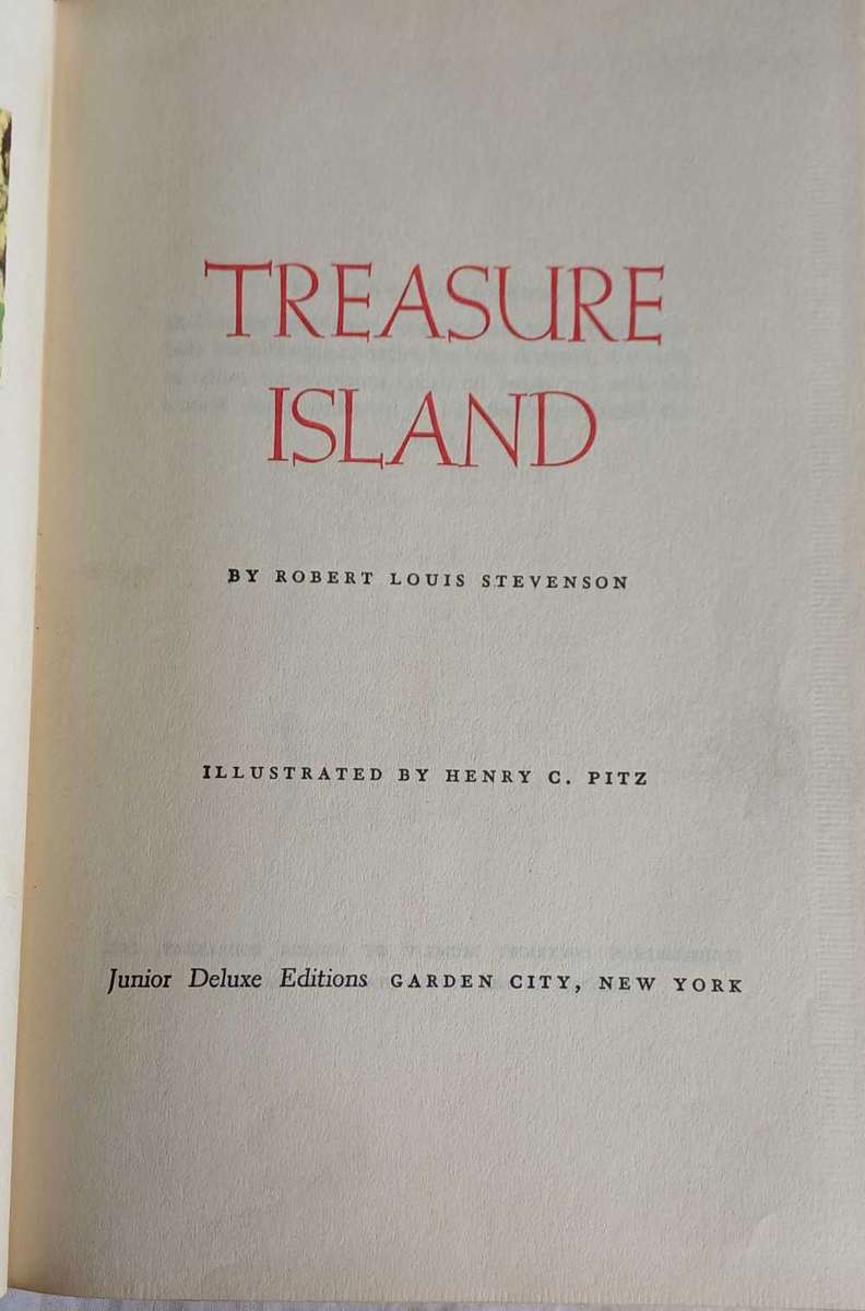 Treasure island by Robert Louis Stevenson