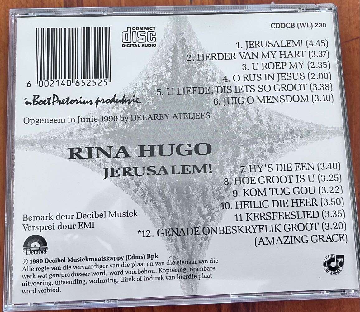 Rina Hugo 3CD box set: Afrikaanse Goue Oues