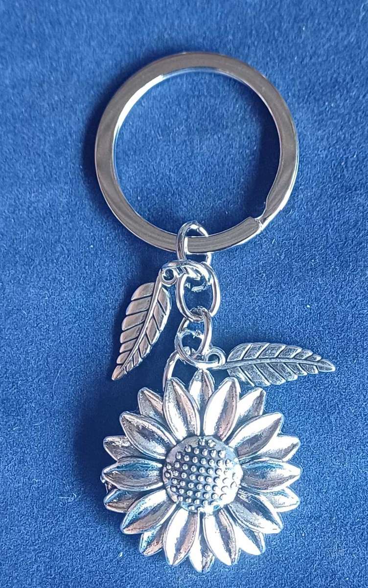 Sunflower keyring