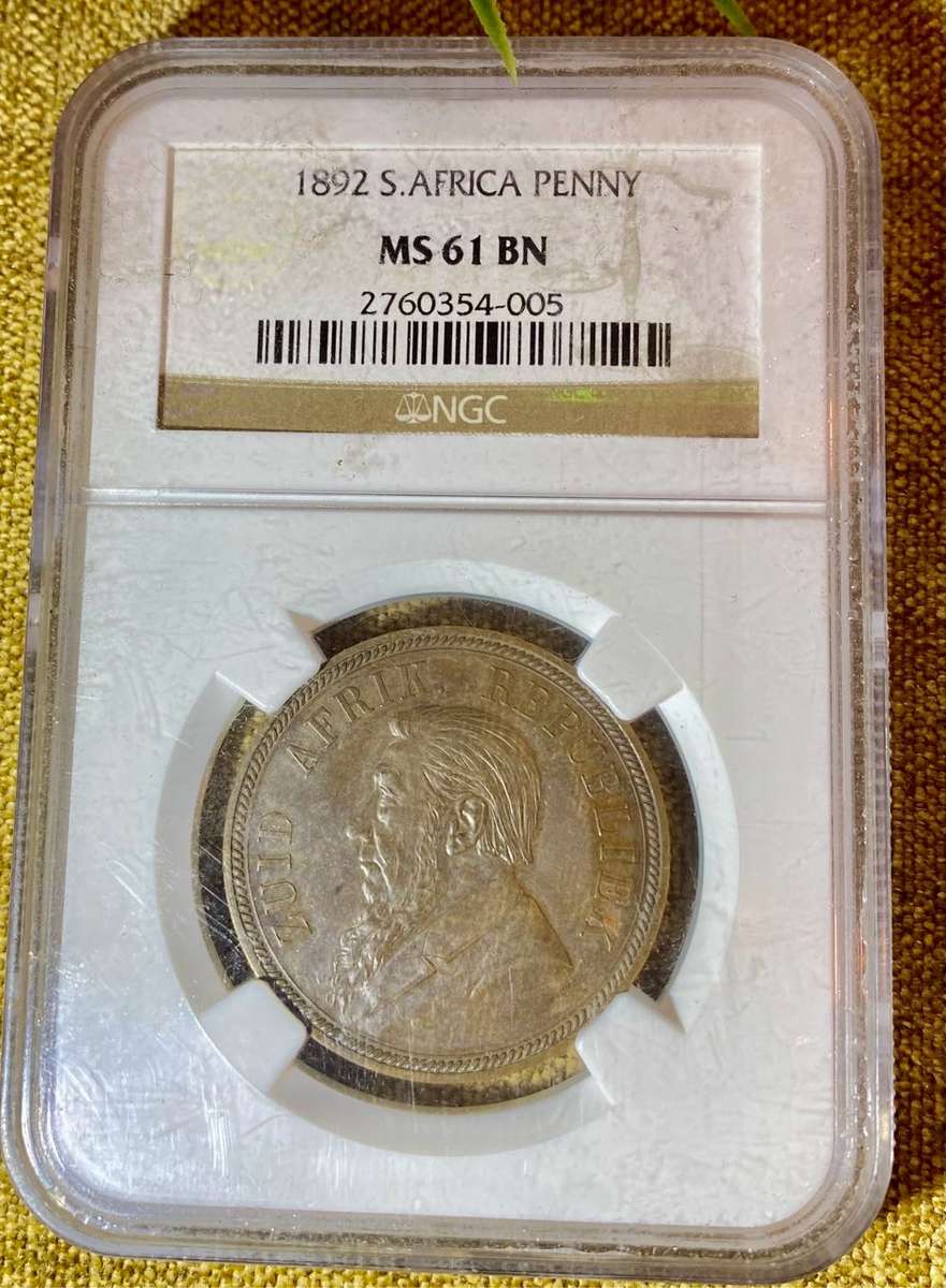 1892 South Africa Penny