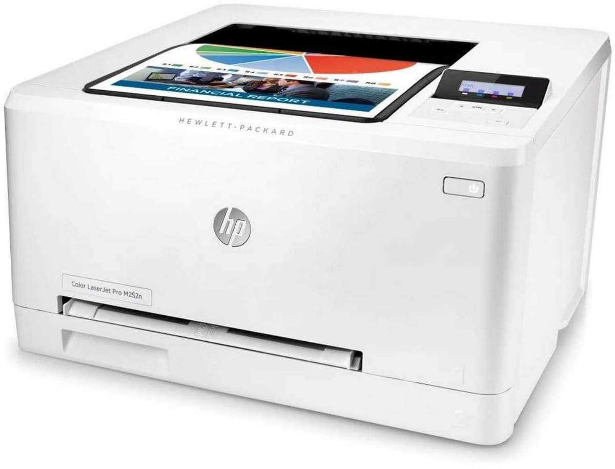 HP Color LaserJet Pro M252n USB & Ethernet Printer with New Toners - Second hand