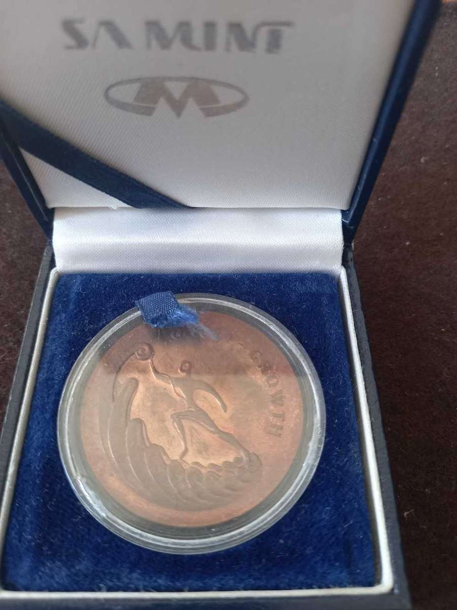 1961-1971 GROEI/GROWTH IN SA MINT BOX