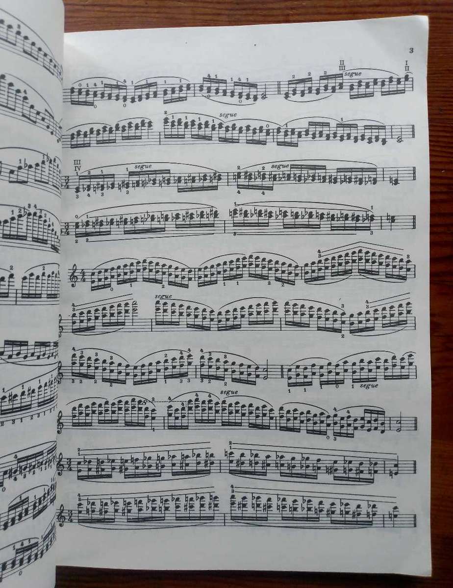 Carl Flesch Scale System for Violin