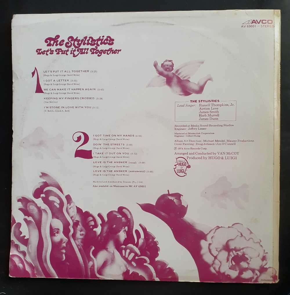 The Stylistics - Let's Put it All Together LP Vinyl Record