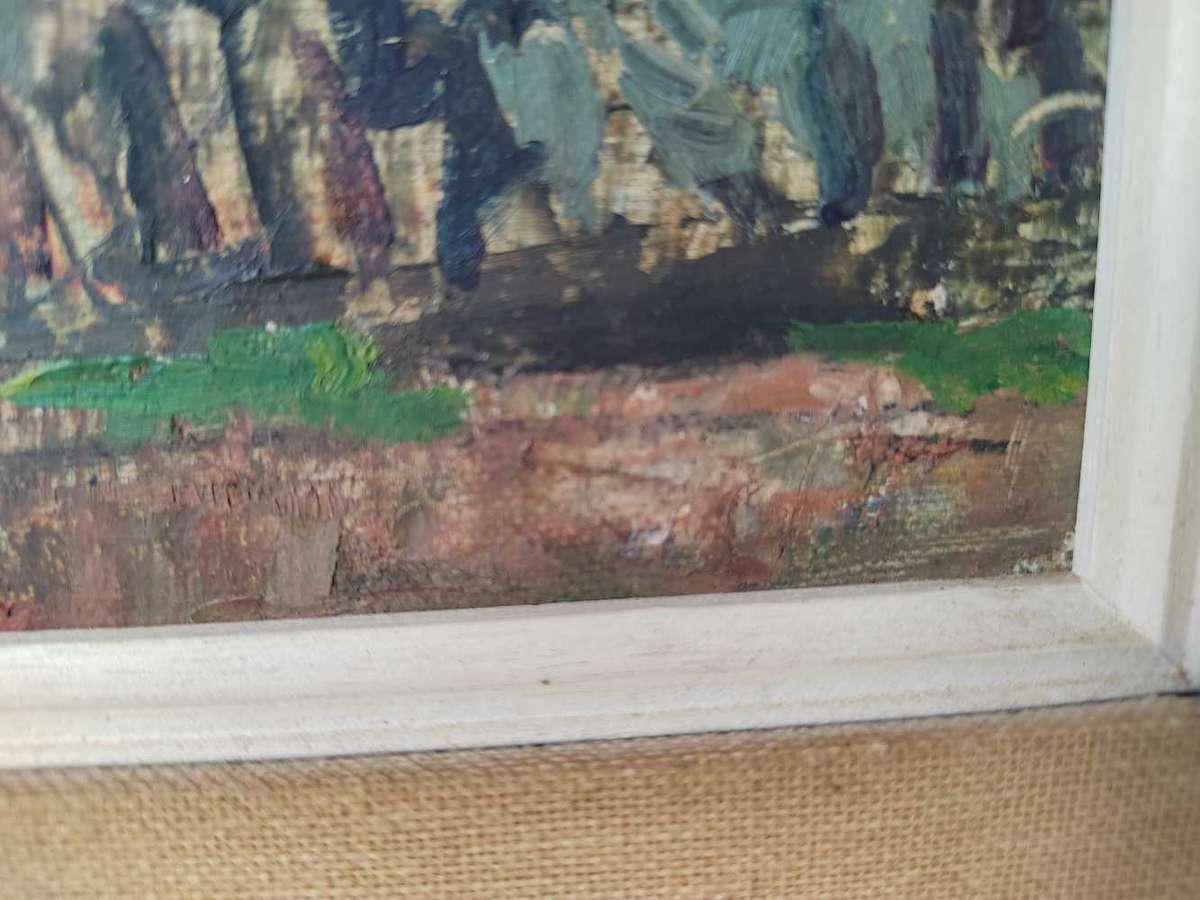 Francois Krige? Lovely oil on board.