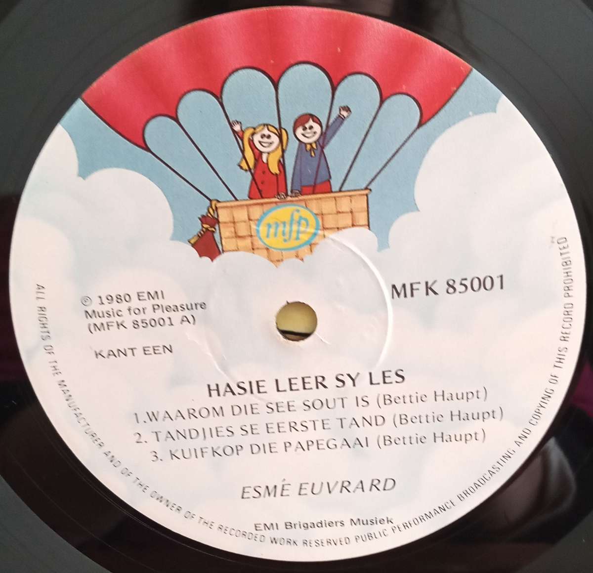 HASIE LEER SY LES - ESME EUVRARD LP VINYL RECORD AFRIKAANS