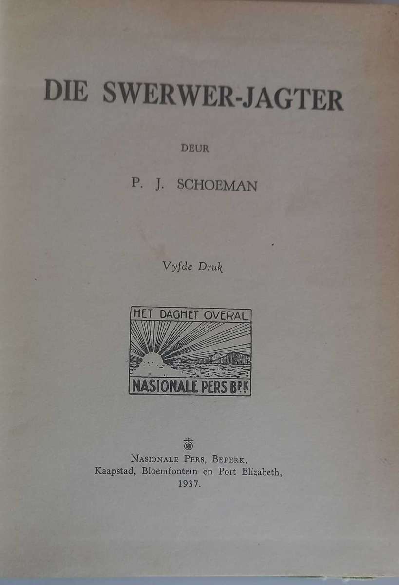 Die swerwerjagter deur PJ Schoeman