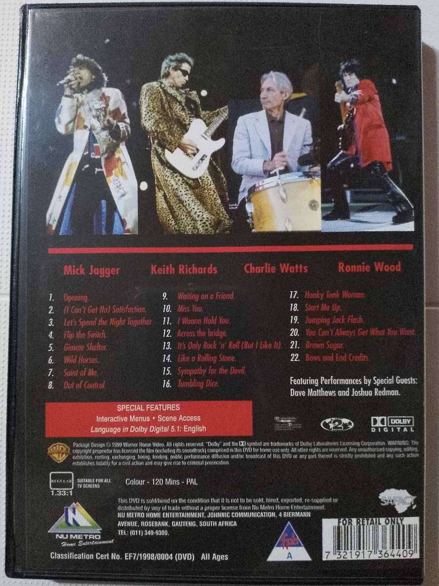 The Rolling Stones - Bridges to Babylon Live DVD