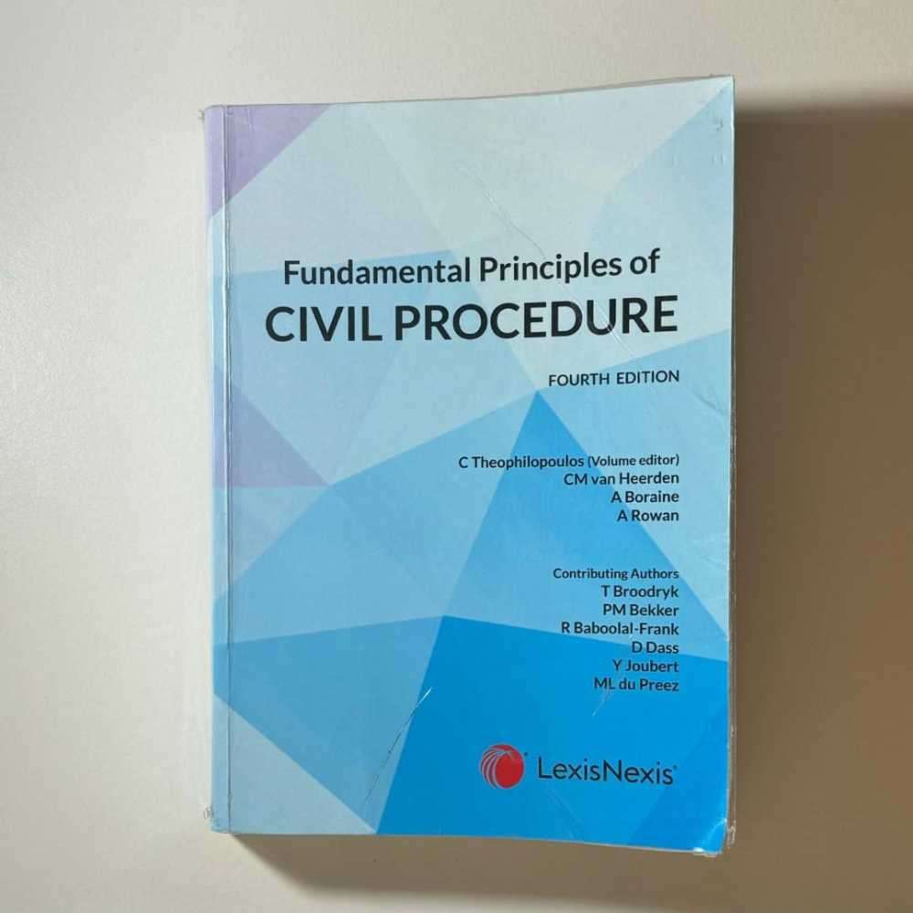 Fundamental Principles of Civil Procedure 4th Edition