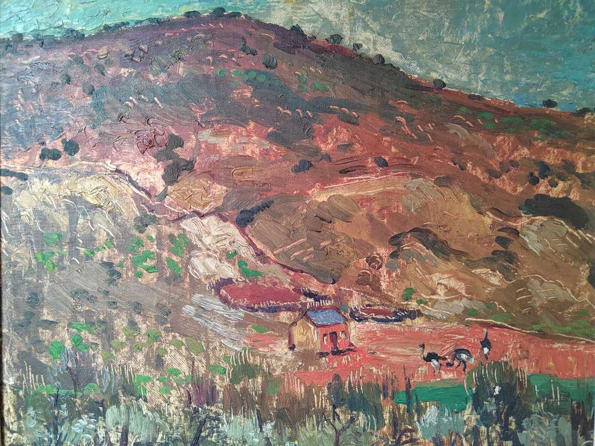 Francois Krige? Lovely oil on board.