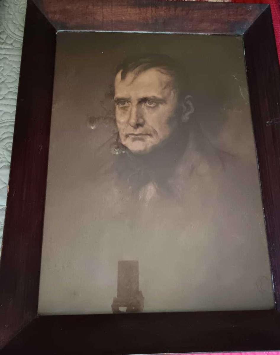 Framed Napolean Lithograph C 1900