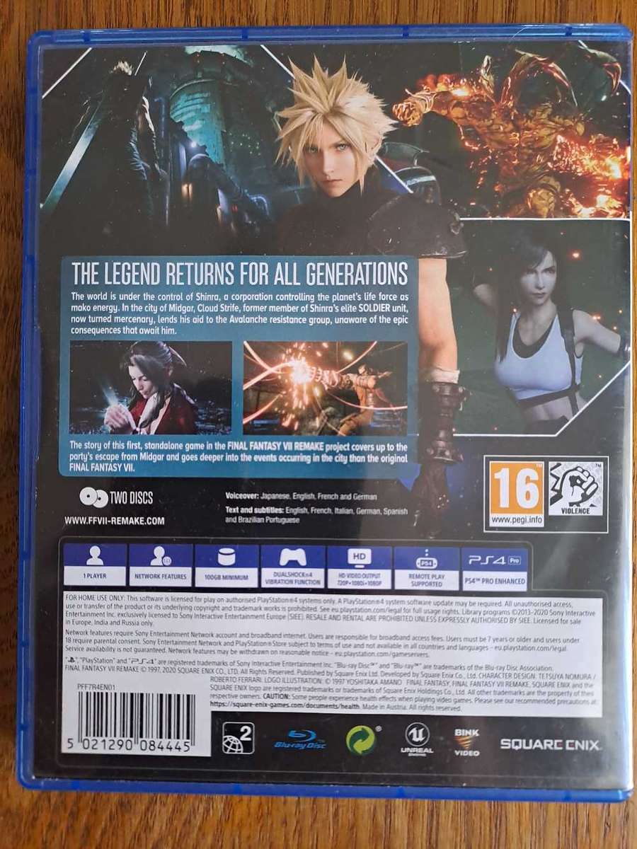 FINAL FANTASY VII REMAKE