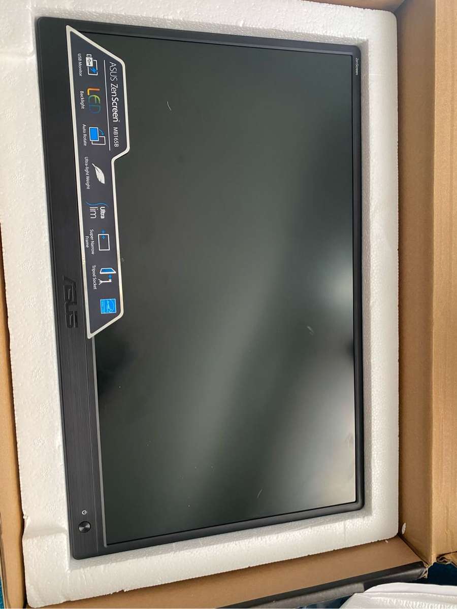 ASUS ZenScreen MB165B 15.6-inch HD Portable USB Powered Monitor