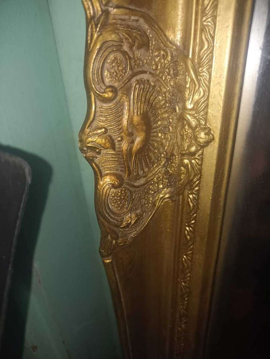 Patterned Gilded Vintage Mirror