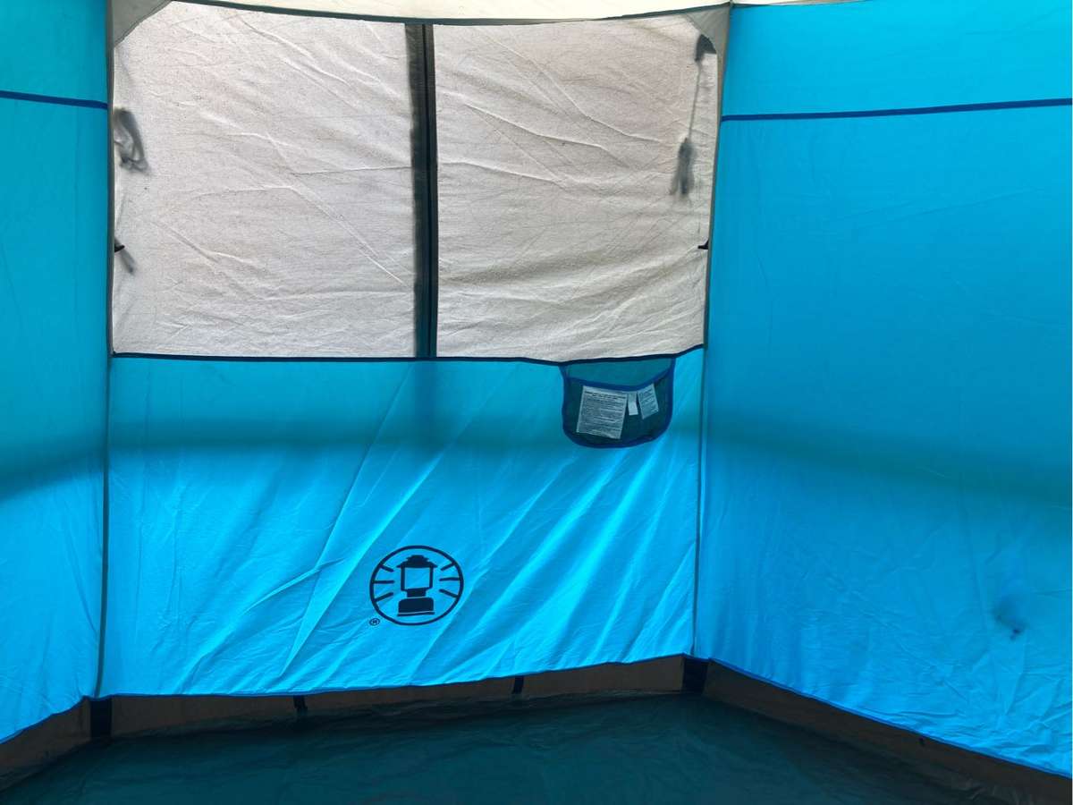 Coleman Octagon 98 Tent with half flysheet