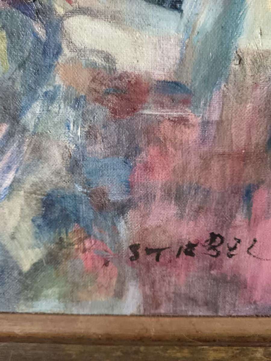 Rose Painting Framed by SA Artist Mollie Stiebel