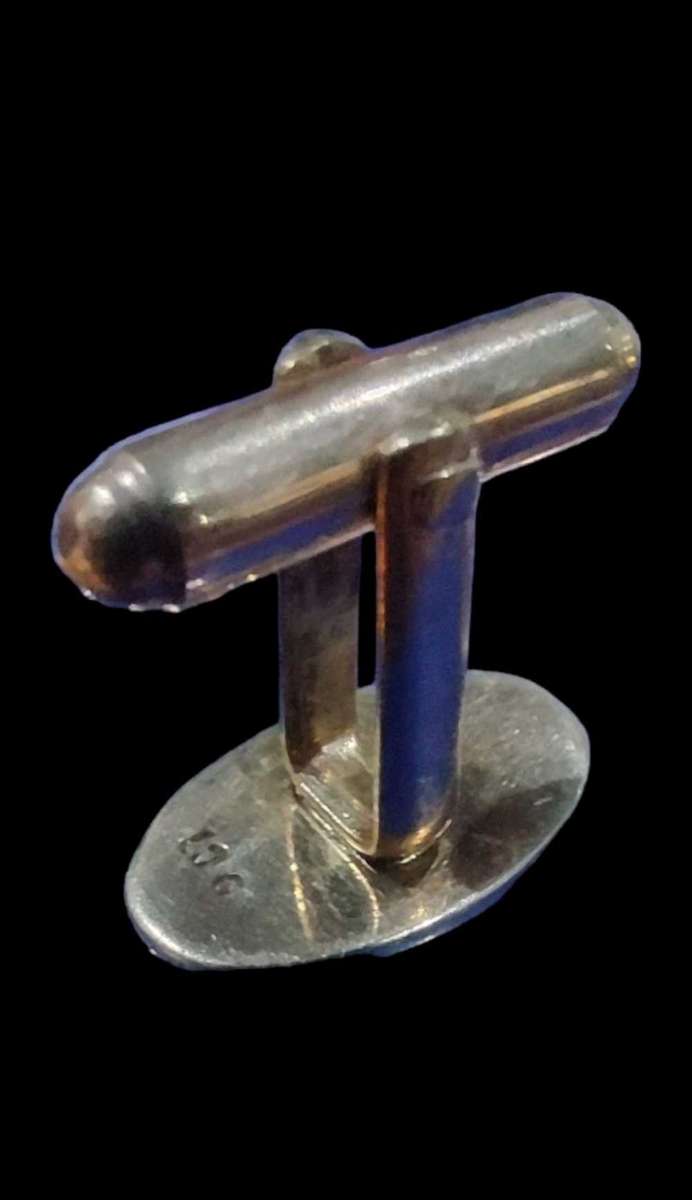 HEAVY vintage Solid 9ct gold cufflinks set