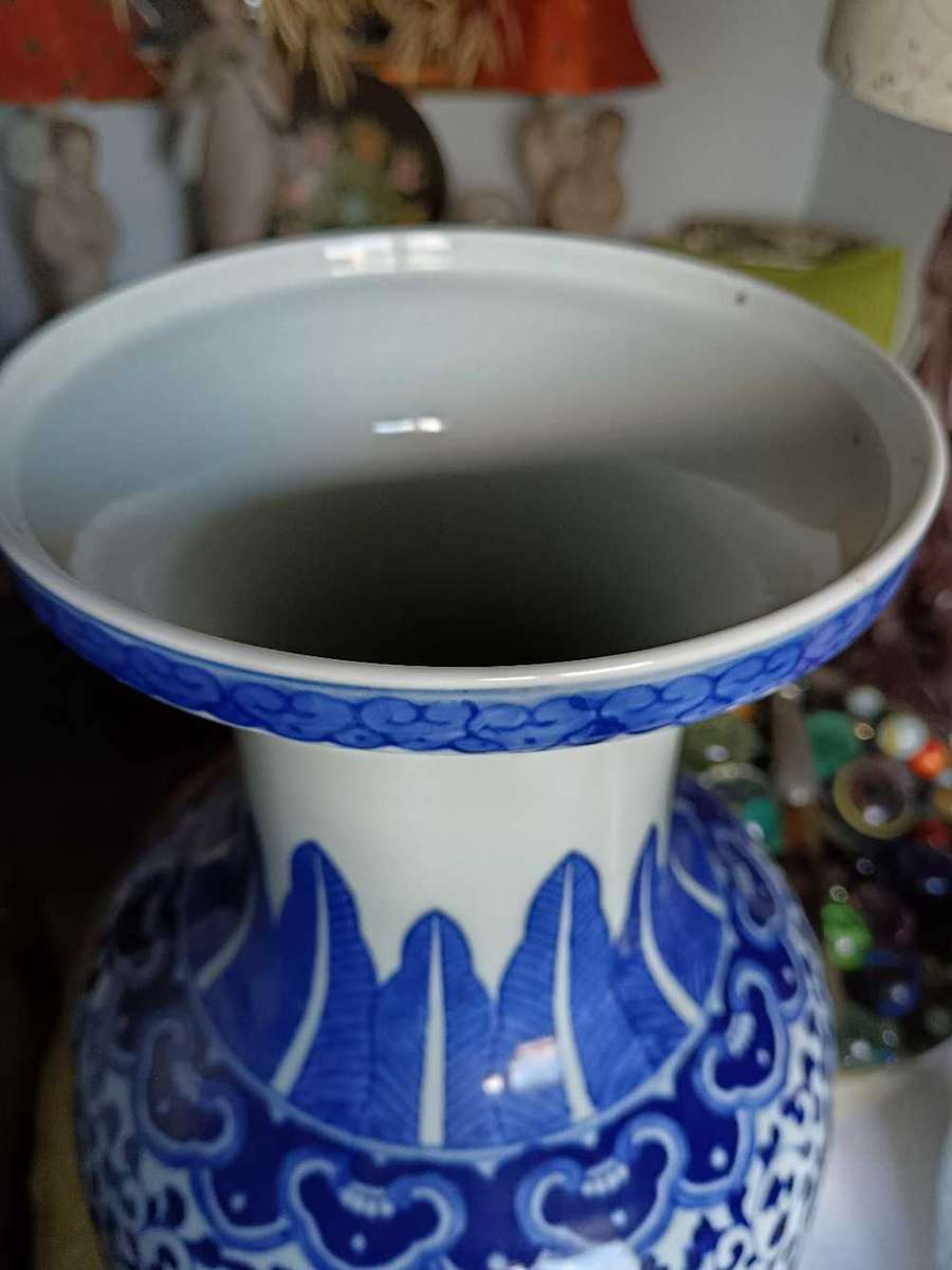 Large Jingdezhen China Vase C1900