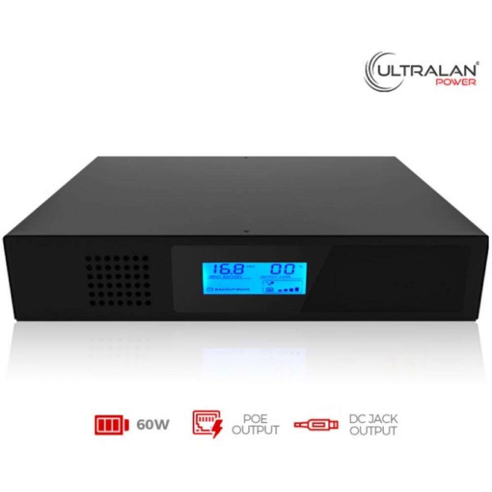 UltraLAN Mini UPS (DC & PoE) - 60W 17.6AH