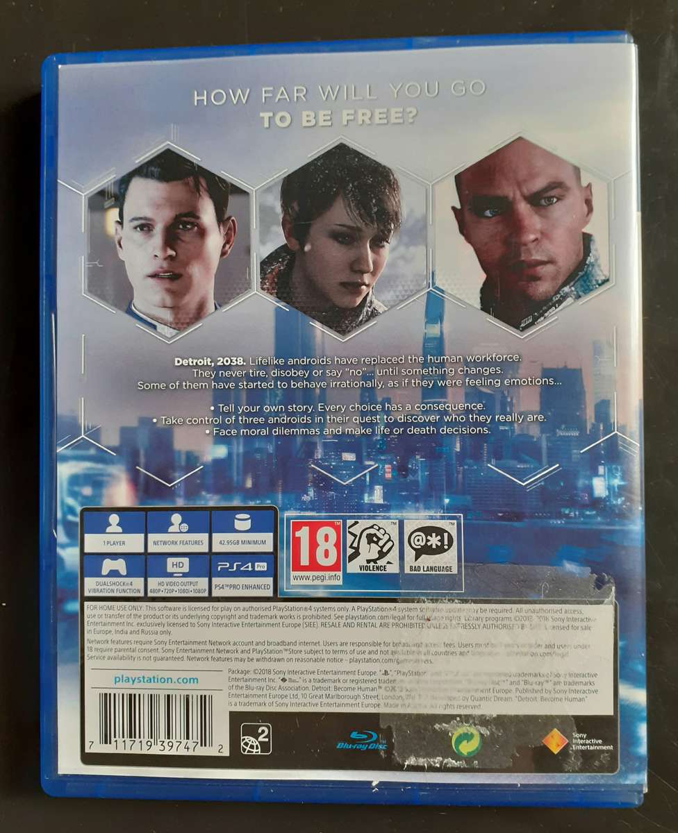 Detroit Become Human PS4 Game