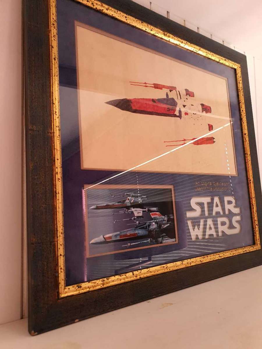 Star Wars - Empires strikes Back and Return of the Jedi - Original X-Wing Dyeline Print