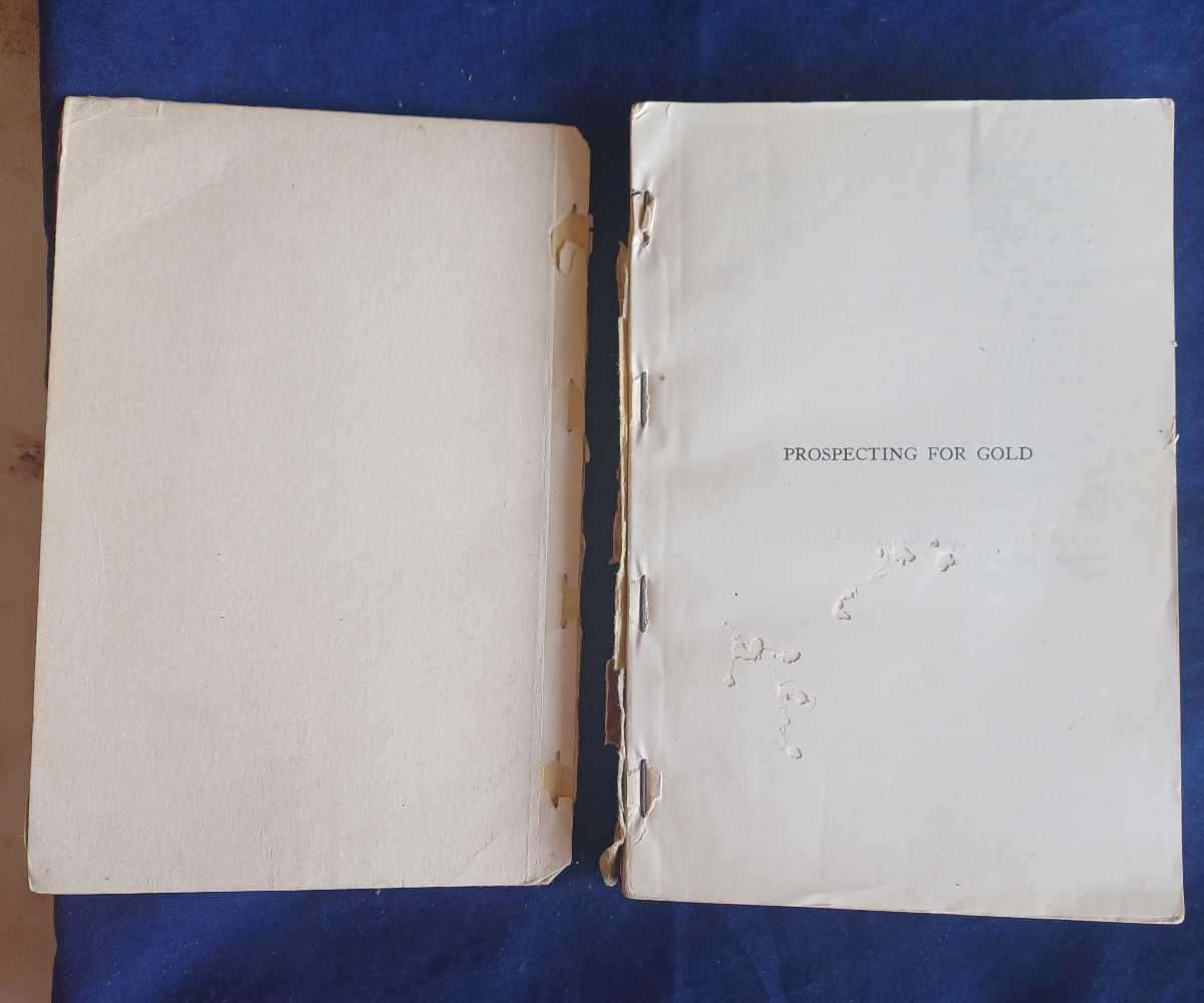 Prospecting for gold 1946