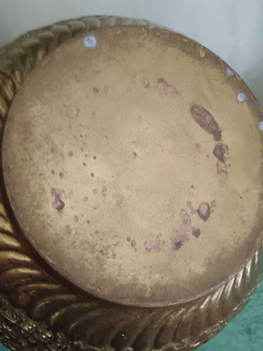 Large Brass Jardinier