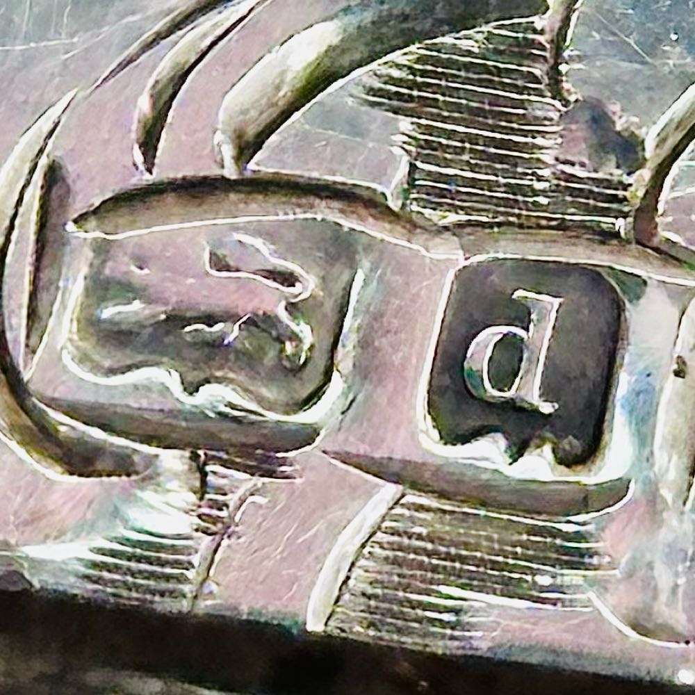 Antique Sterling Silver Card Case circa 1903