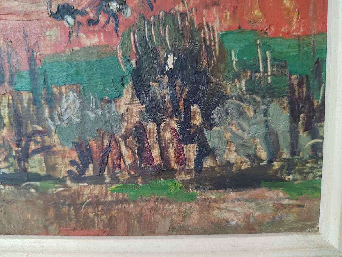 Francois Krige? Lovely oil on board.