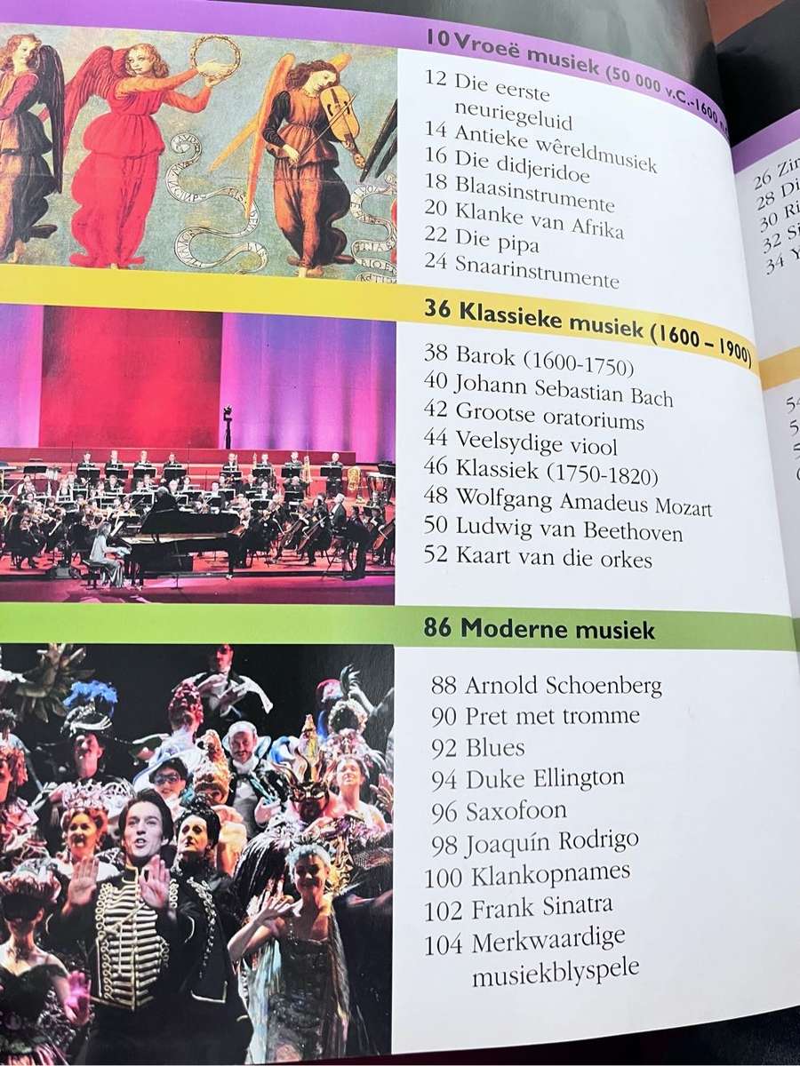 My groot boek oor musiek - includes CD with example tracks