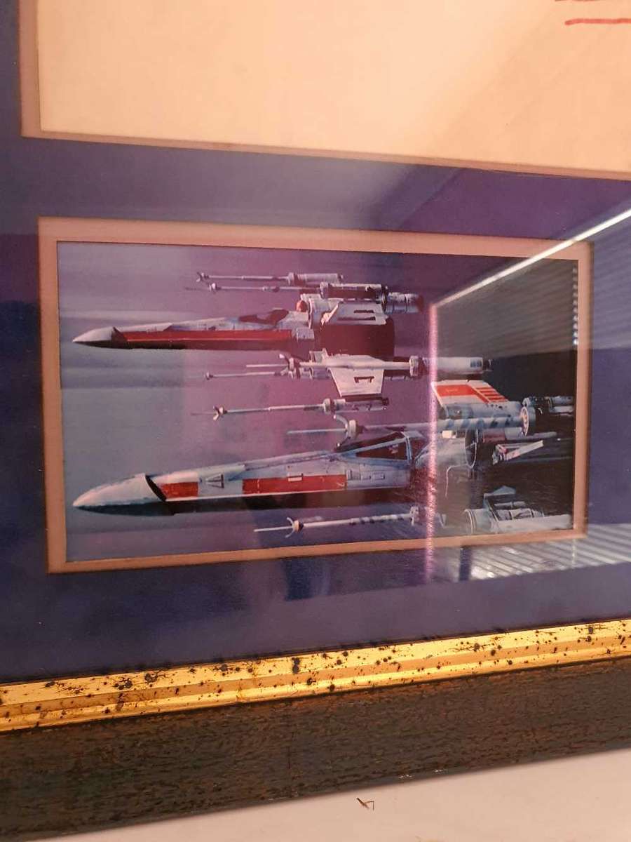 Star Wars - Empires strikes Back and Return of the Jedi - Original X-Wing Dyeline Print
