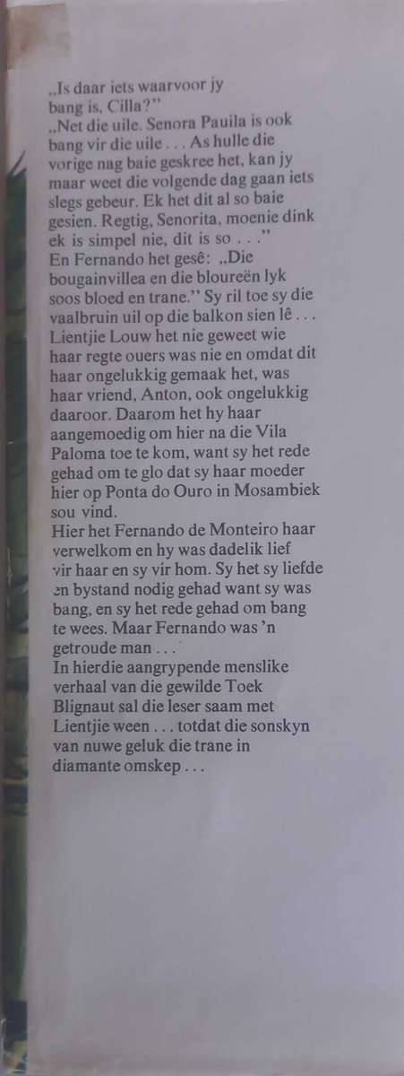 Nag van die uile deur Toek Blignaut