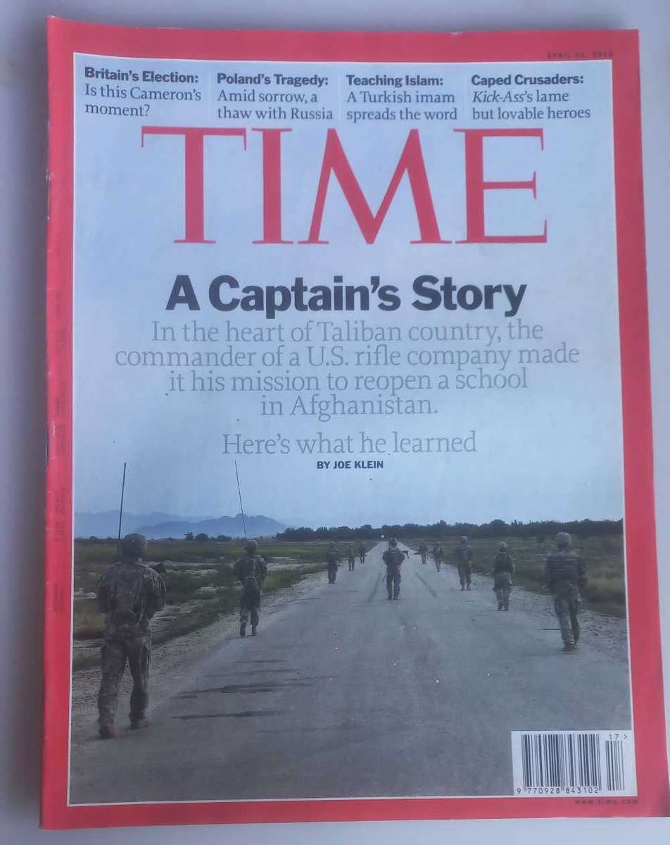 Time magazine April 26, 2010